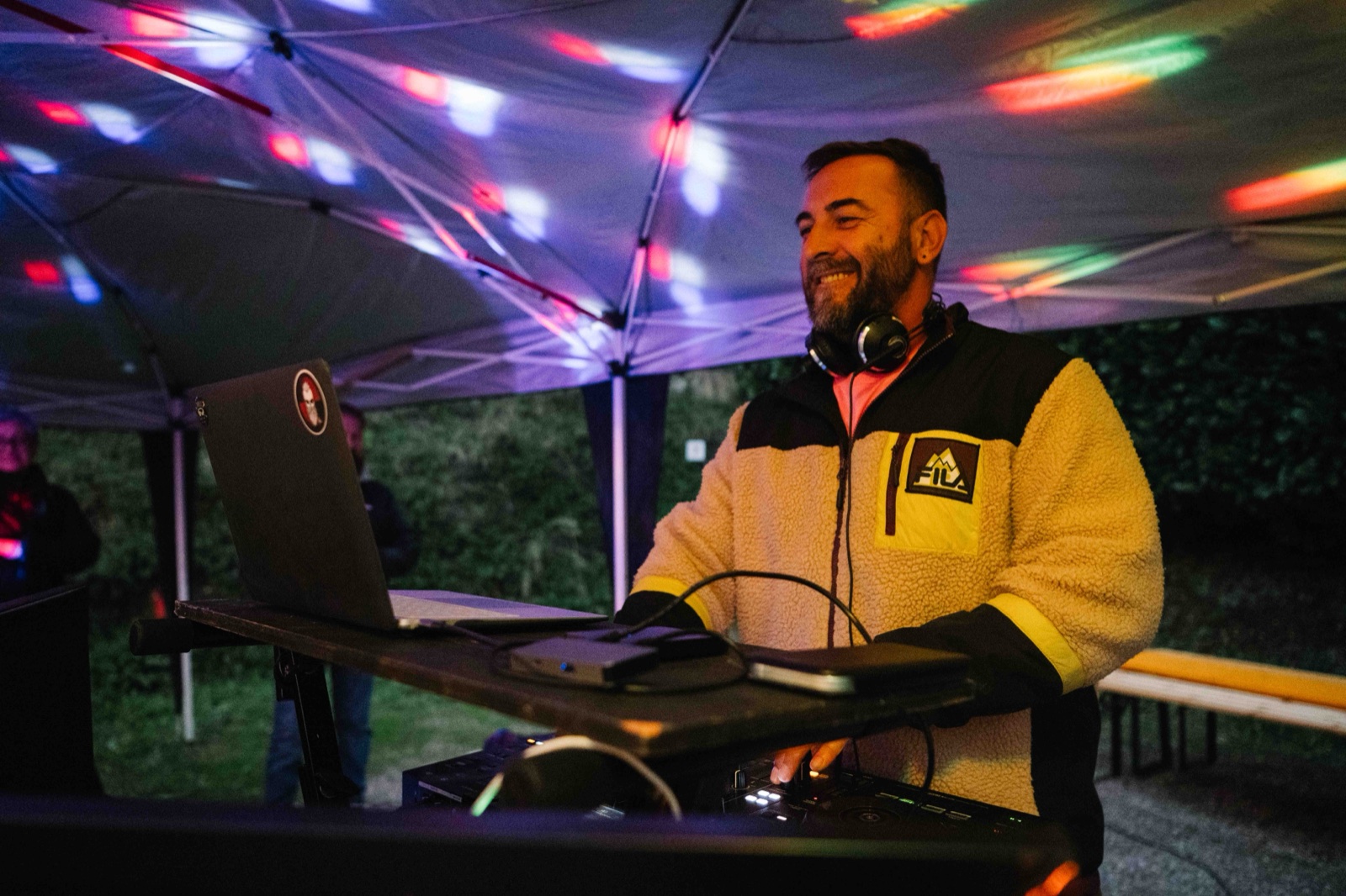 DJ set durante l'Opolrock Climbing Festival